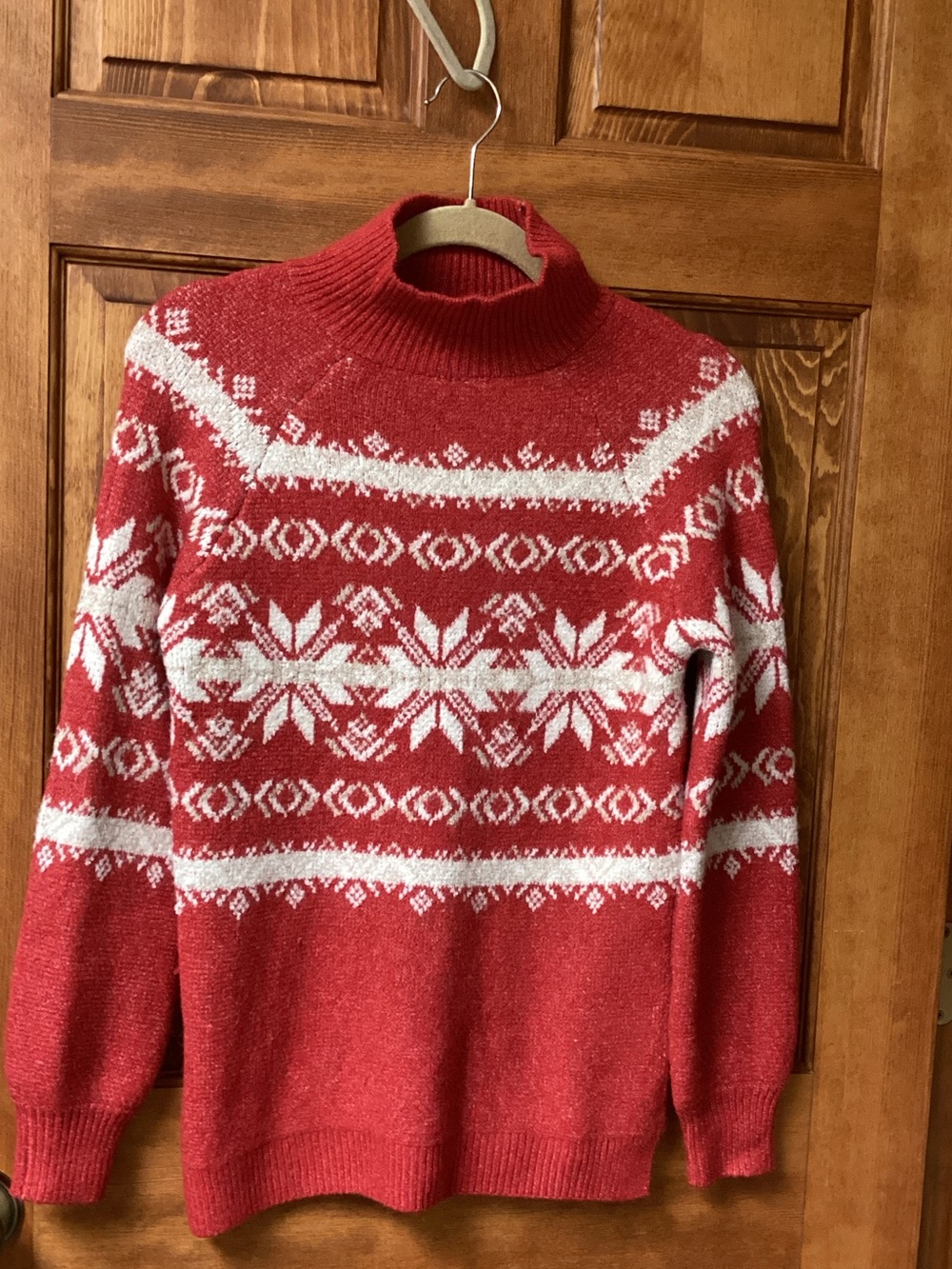 Pink Rose Fair Isle Sweater